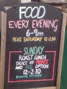 Food every evening 6pm - 9pm Saturday lunch 12pm Sunday Roasts, vegetarian option also available 12pm-3pm Quiz on Sunday evenings 8.30pm | Angarrack Inn