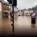 These were the scenes in Hayle today after flash floods hit the town