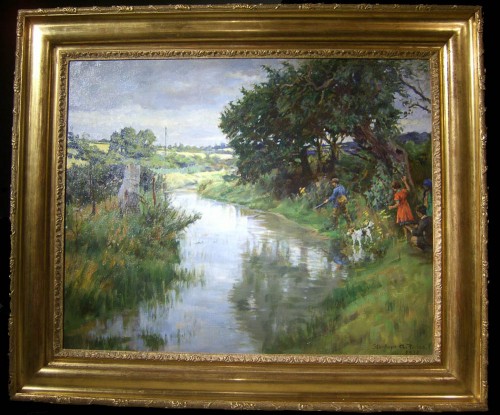 The Blue River (framed)